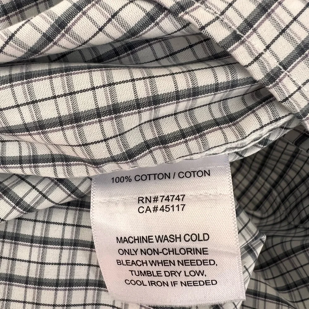 Big and Tall RedHead Men's Checkered Shirt - Picture 4 of 4